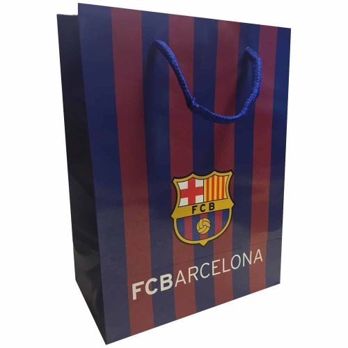 Barcelona ajándékszatyor csíkos XL