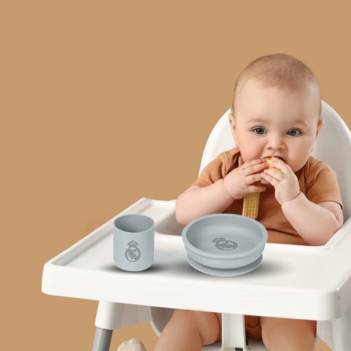 Real Madrid étkészlet baby szilikon