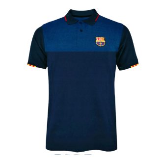 Barcelona póló felnőtt galléros