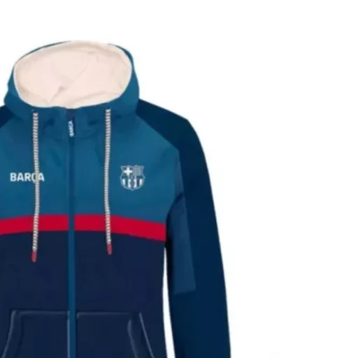 Barcelona pulóver kapucnis zippes gyerek Ocean