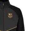 Barcelona pulóver felnőtt zippes fekete-arany
