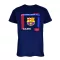 Barcelona póló gyerek sötétkék