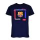 Barcelona póló gyerek sötétkék