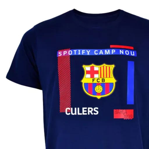 Barcelona póló gyerek sötétkék