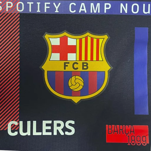 Barcelona póló gyerek sötétkék
