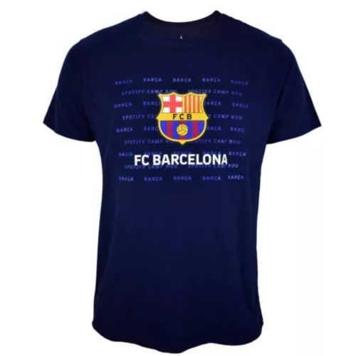 Barcelona póló felnőtt címeres sötétkék