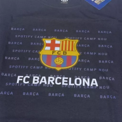 Barcelona póló felnőtt címeres sötétkék
