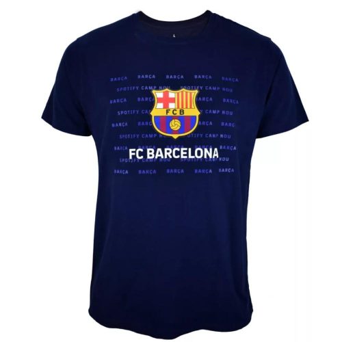 Barcelona póló felnőtt címeres sötétkék