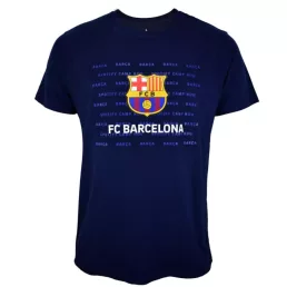 Barcelona póló felnőtt címeres sötétkék