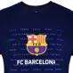 Barcelona póló felnőtt címeres sötétkék