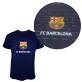 Barcelona póló felnőtt címeres sötétkék