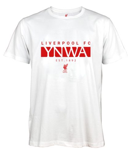 Liverpool póló gyerek YNWA fehér