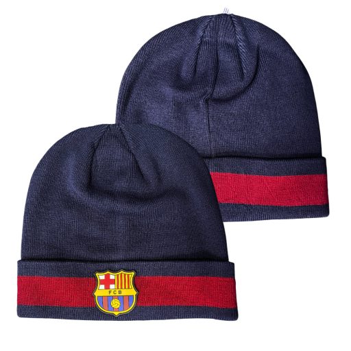 Barcelona sapka kötött felnőtt visszahajtható címeres