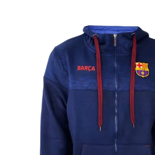 Barcelona pulóver kapucnis zippes felnőtt