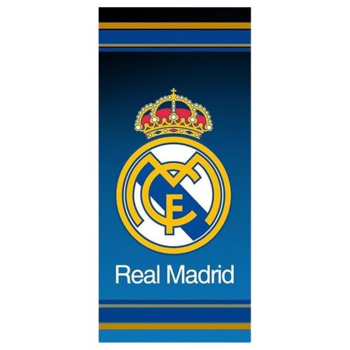 Real Madrid törölköző 70x140 cm sötétkék színátmenetes