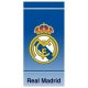 Real Madrid törölköző 90x 150 cm világoskék színátmenetes