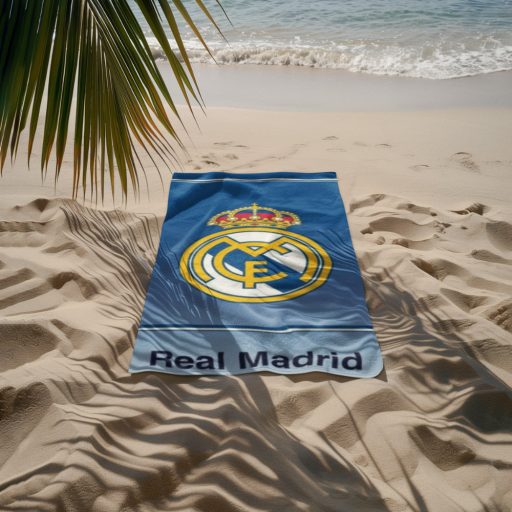 Real Madrid törölköző, fürdőlepedő, PAMUT  90x 150 cm