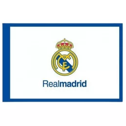 Real Madrid zászló címeres fehér 150x100 cm