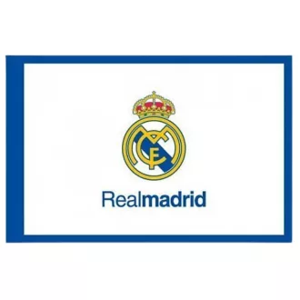 Real Madrid zászló címeres fehér 150x100 cm