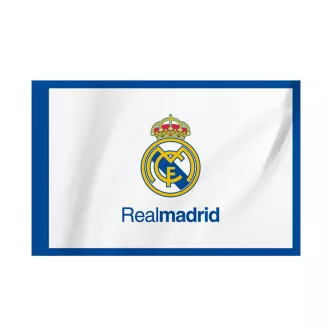 Real Madrid zászló címeres fehér 150x100 cm