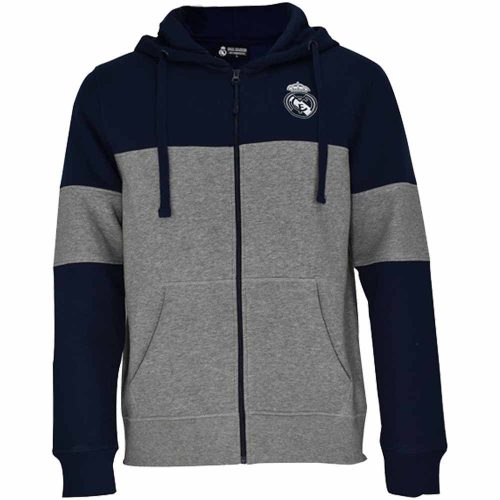 Real Madrid pulóver felnőtt kapucnis-zippes EMBROID