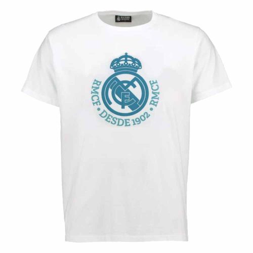 Real Madrid póló felnőtt DESDE1902 fehér-türkiz