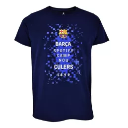 Barcelona póló felnőtt LOGOS s.kék