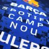 Barcelona póló felnőtt LOGOS s.kék