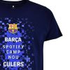 Barcelona póló felnőtt LOGOS s.kék