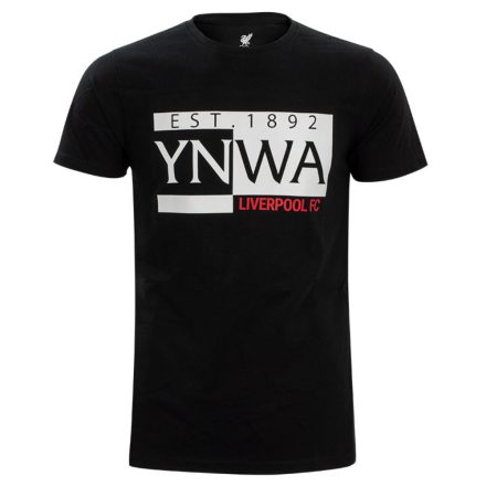 Liverpool póló felnőtt fekete YNWA