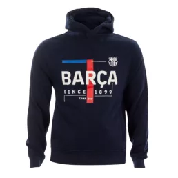 Barcelona pulóver gyerek kapucnis Text