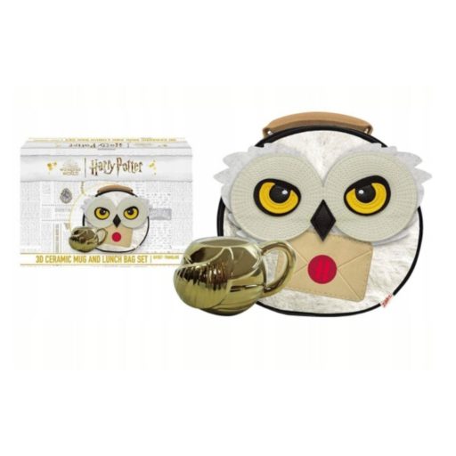Harry Potter uzsonnás táska és 3D bögre Hedwig