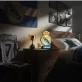 Real Madrid lámpa 3D ébresztő óra