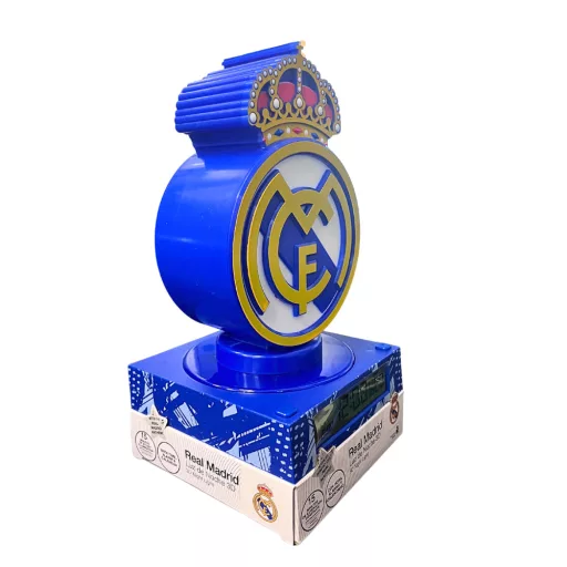 Real Madrid lámpa 3D ébresztő óra