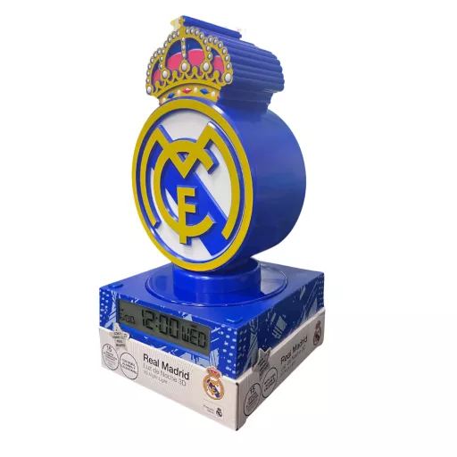 Real Madrid lámpa 3D ébresztő óra