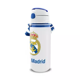 Real Madrid kulacs alumínium fehér szívószállal