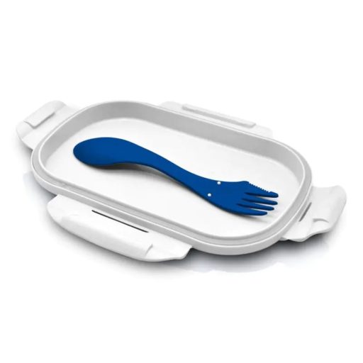 Real madrid uzsonnás doboz és evőeszköz