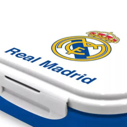 Real madrid uzsonnás doboz és evőeszköz