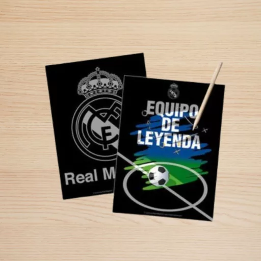 Real Madrid színező kaparós készlet