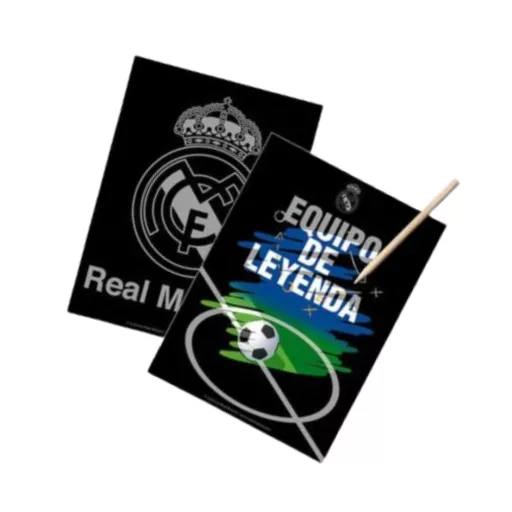 Real Madrid színező kaparós készlet