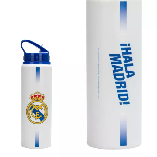 Real Madrid kulacs alumínium szívószállal 750 ml