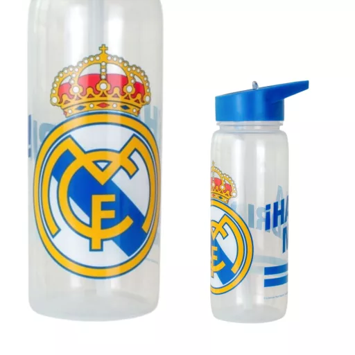Real Madrid kulacs műanyag szívószállal 600 ml