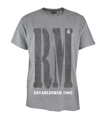 Real Madrid póló RM felnőtt szürke