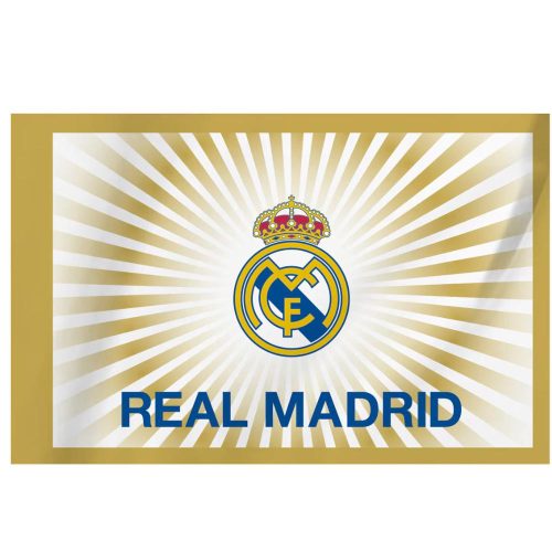Real Madrid zászló címeres arany 150x100 cm