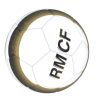 Real Madrid labda 5" Címeres fehér-arany