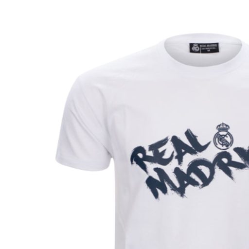 Real Madrid póló felnőtt Real Vibe fehér