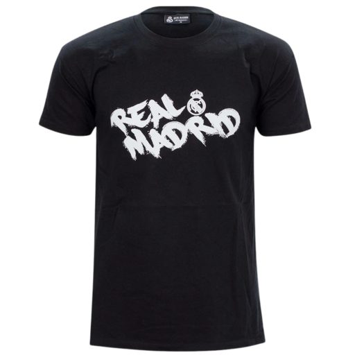 Real Madrid póló felnőtt Real Vibe fekete