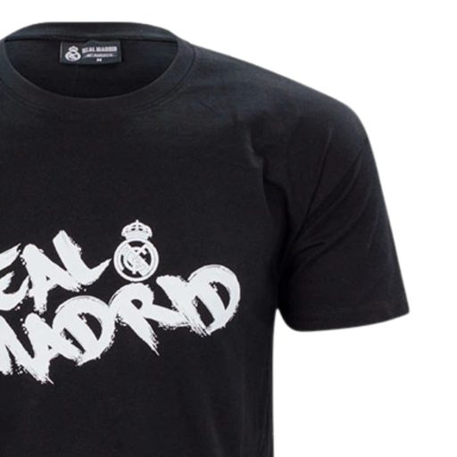 Real Madrid póló felnőtt Real Vibe fekete