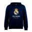 Real Madrid pulóver felnőtt kapucnis kék