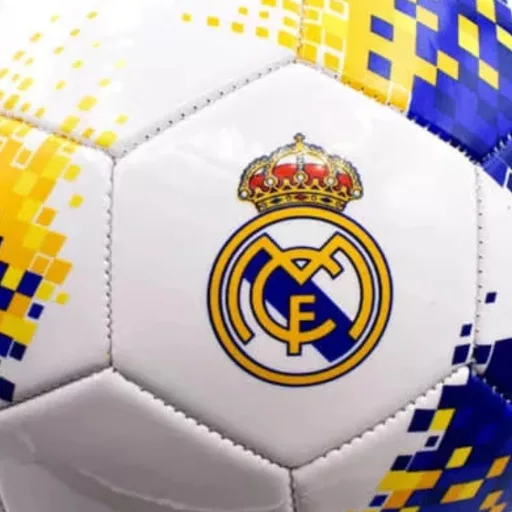 Real Madrid labda 5" Címeres mozaikos